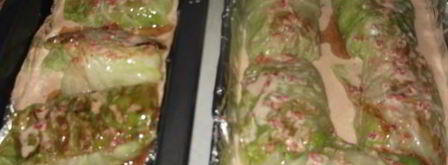 голубцы с мясом, запеченные в духовке. Шаг 5