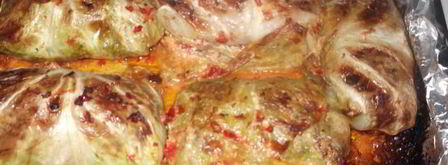 голубцы с мясом, запеченные в духовке. Шаг 6