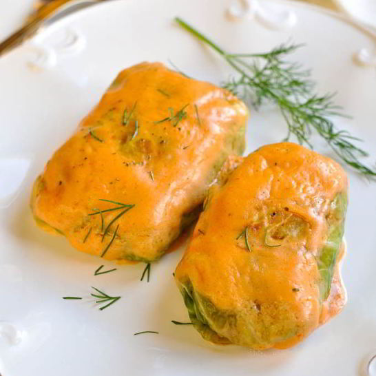 Рецепт голубцов с рыбой