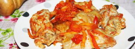 голубцы со свининой, запеченные в томатной заливке. Шаг 10