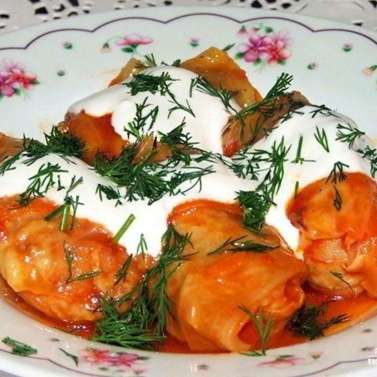 Рецепт голубцов в капустных листьях