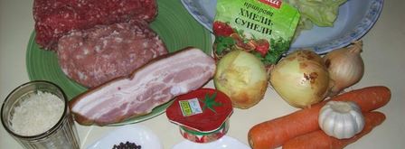 голубцы в томатном сметанном соусе в духовке. Шаг 2