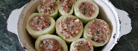 кабак долмасы кабачки по-турецки. Шаг 5