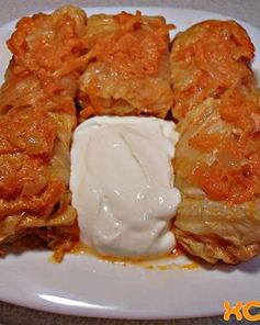 Куриные голубцы