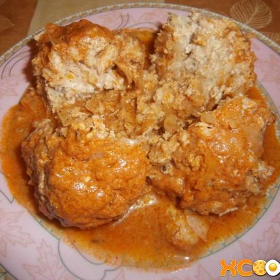 Рецепт ленивых голубцов из куриного фарша
