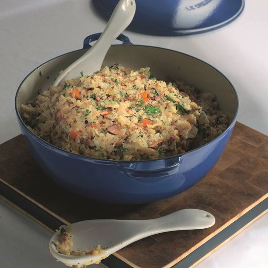 Рецепт ленивых голубцов с курицей