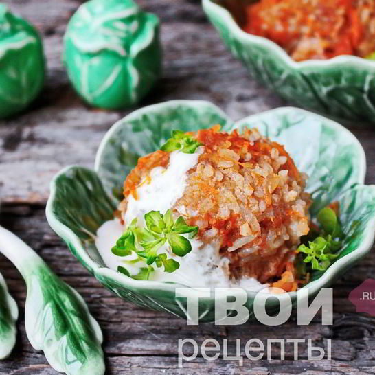 Рецепт ленивых голубцов с рисом