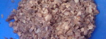 мини-голубцы с вино-вишневым соусом. Шаг 4