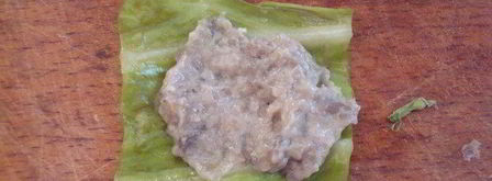 мини-голубцы с вино-вишневым соусом. Шаг 7