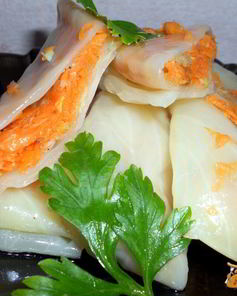 Овощные голубцы маринованные