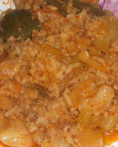 Перцы с кабачком Ленивые голубцы