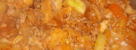 перцы с кабачком ленивые голубцы. Шаг 10