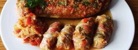 постные овощные голубцы. Шаг 9