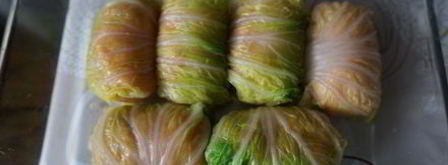 запеченные голубцы с фаршем из индейки. Шаг 8