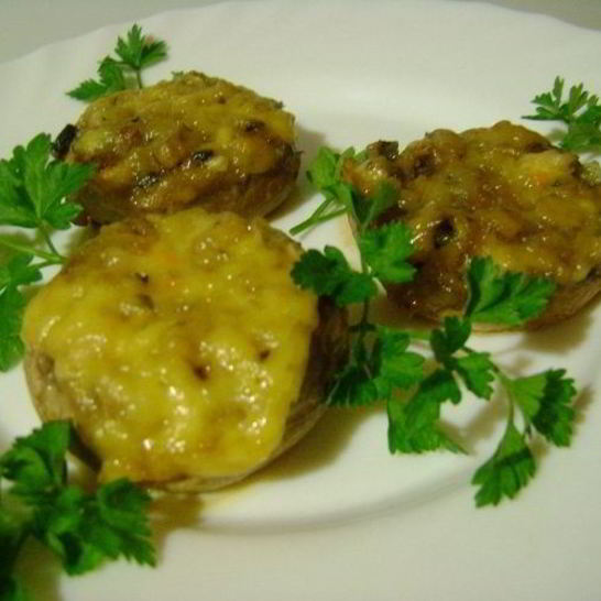 Рецепт фаршированных шампиньонов в мультиварке