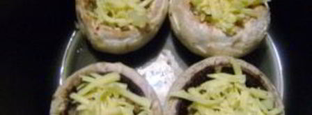 фаршированные шампиньоны в мультиварке. Шаг 5