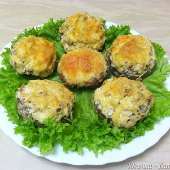 Рецепт грибов фаршированных