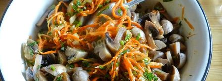 грибы по-корейски. Шаг 14