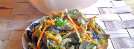 грибы по-корейски. Шаг 15