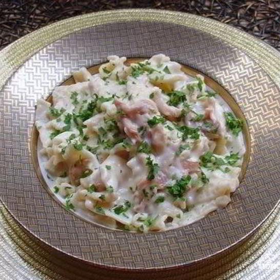 Рецепт грибов под соусом бешамель