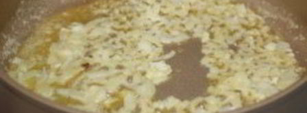 лисички, жареные с рисом. Шаг 3