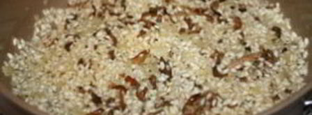 лисички, жареные с рисом. Шаг 5