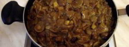 маслята, жареные в сметане. Шаг 2