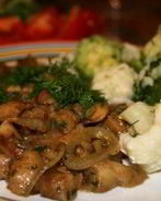 Маслята жареные