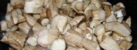 подберезовики, жареные с картофелем. Шаг 2