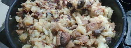 рибай, грибы, картошка — праздник. Шаг 12