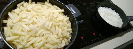 рибай, грибы, картошка — праздник. Шаг 7