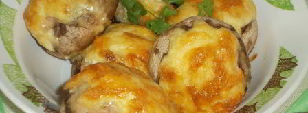 шампиньоны, фаршированные мясом. Шаг 11