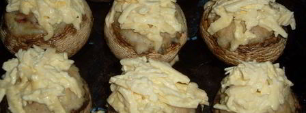шампиньоны, фаршированные мясом. Шаг 7
