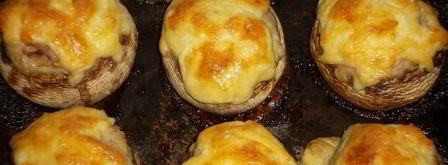шампиньоны, фаршированные мясом. Шаг 8