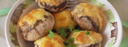 шампиньоны, фаршированные мясом. Шаг 10