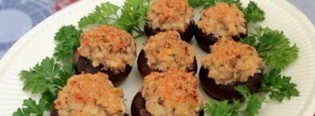 шампиньоны фаршированные. Шаг 14