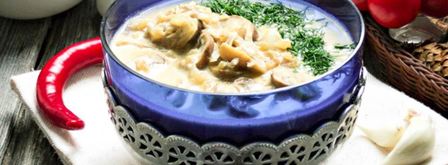 шампиньоны королевские в сметанном соусе. Шаг 6