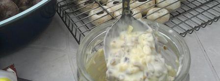 шампиньоны на мангале. Шаг 2