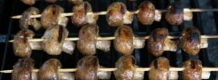 шампиньоны на шпажках. Шаг 6