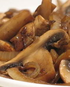 Шампиньоны с луком