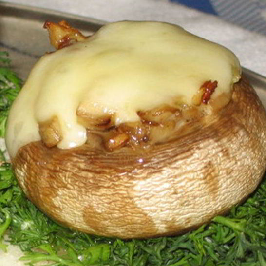 Рецепт шампиньонов с сыром