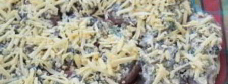 шампиньоны со свининой в духовке. Шаг 3