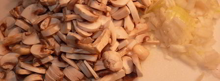 шампиньоны в сметане. Шаг 2