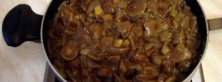 тушеные маслята. Шаг 3