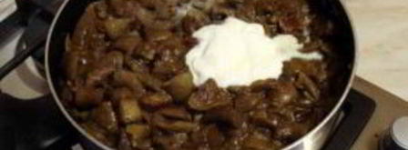 тушеные маслята. Шаг 4