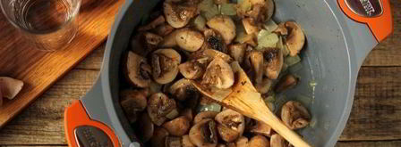 тушеные шампиньоны. Шаг 6