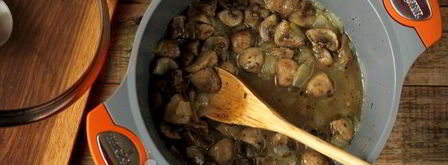 тушеные шампиньоны. Шаг 7