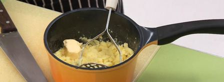 запеченные шампиньоны с картофельной начинкой. Шаг 3