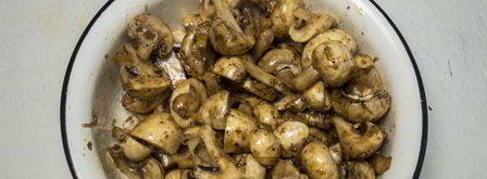 запеченные шампиньоны с сыром. Шаг 4