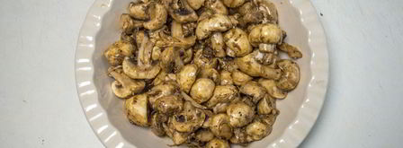 запеченные шампиньоны с сыром. Шаг 5